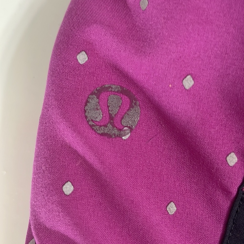 RARE Lulu Run Times Short (Reflective) Night Fall Ultra Violet Silver/Naval Blue - Picture 6 of 9